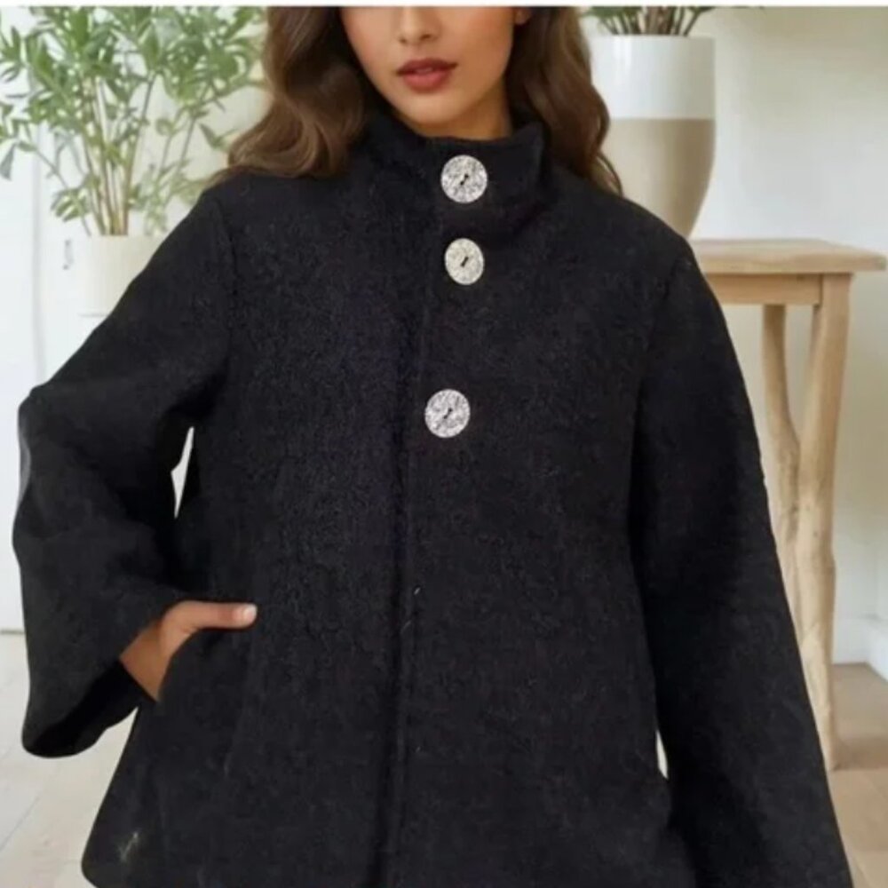 ShopEvelynne Black Teddy Jacket